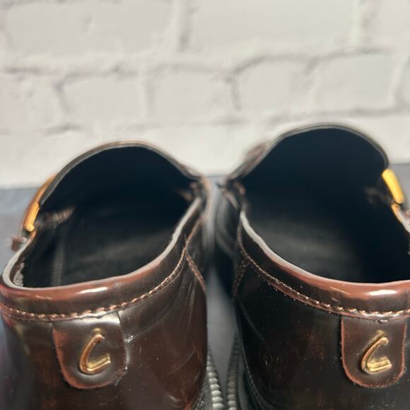 Circus By Sam Edelman Everly Chunky Platform Loafers Brown Leather Size 10 - Picture 5 of 13